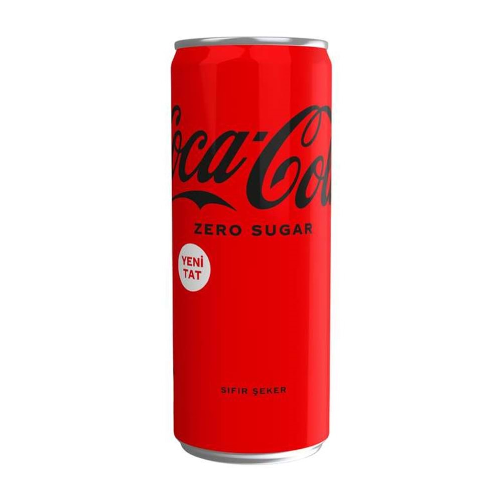 COCA COLA ŞEKERSİZ KUTU 330ML CTİY 1*24